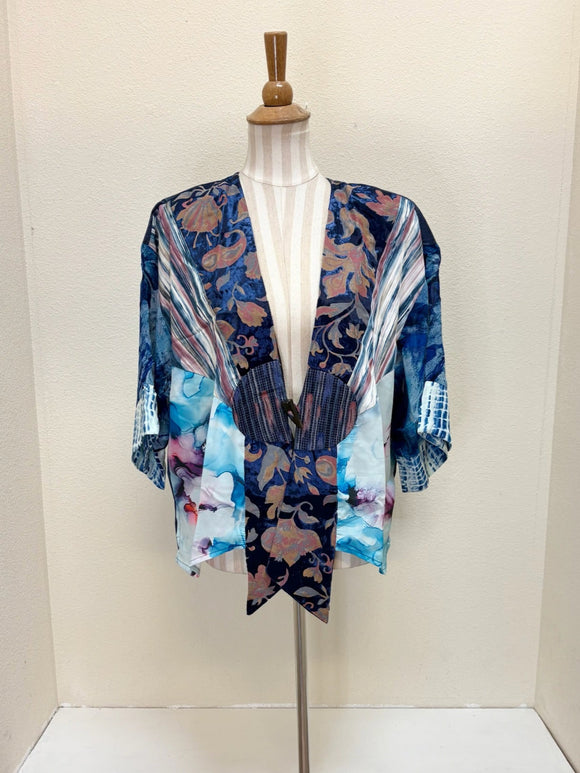Sterling Style Frog Closure Jacket - 5884J DENIM