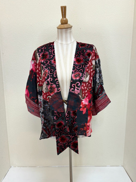 Sterling Style Frog Closure Jacket - 6030J WINE