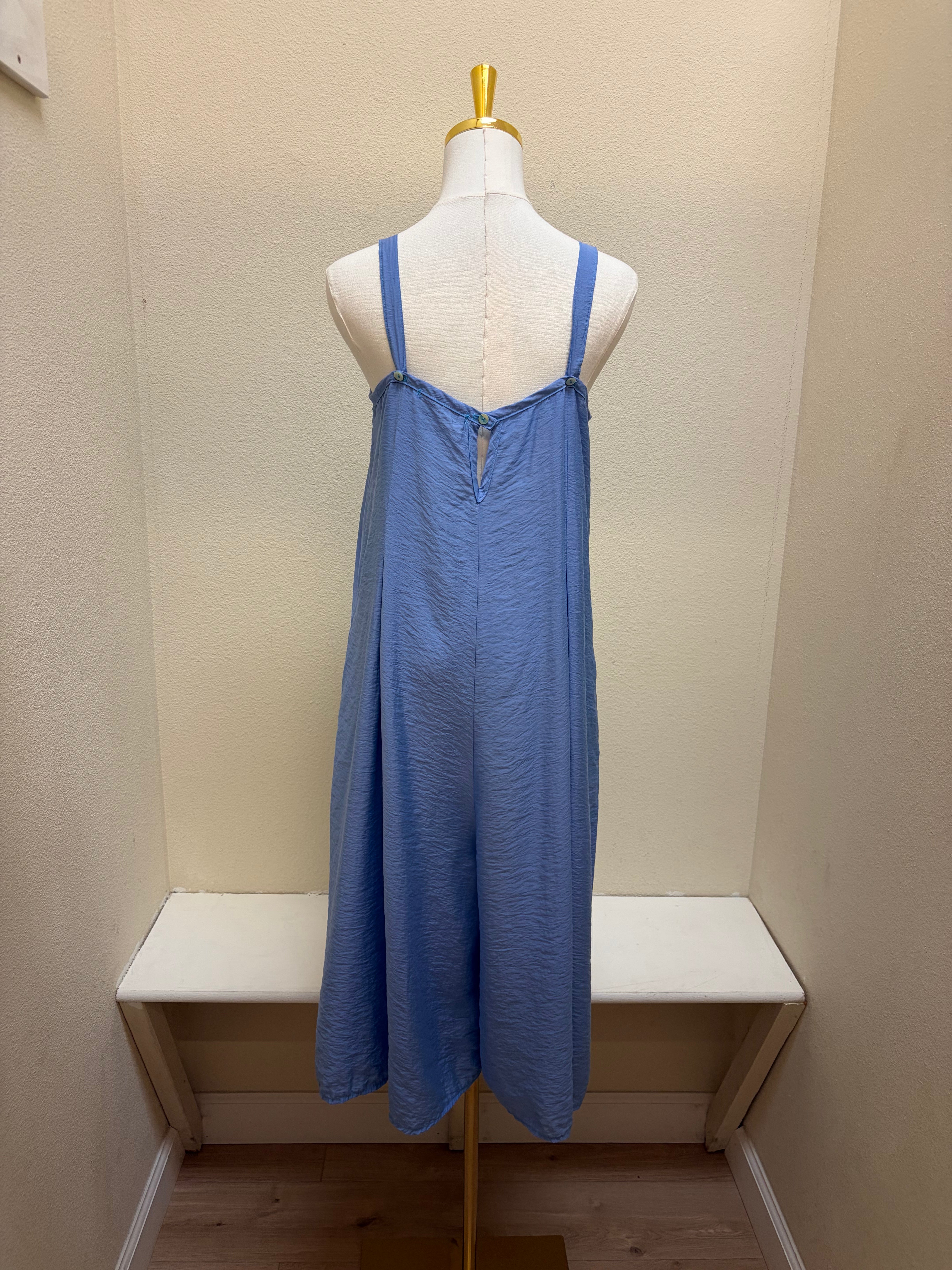 CUT LOOSE Rayon Parachute Crop Jumpsuit - 6212083 - FORGET-ME-NOT