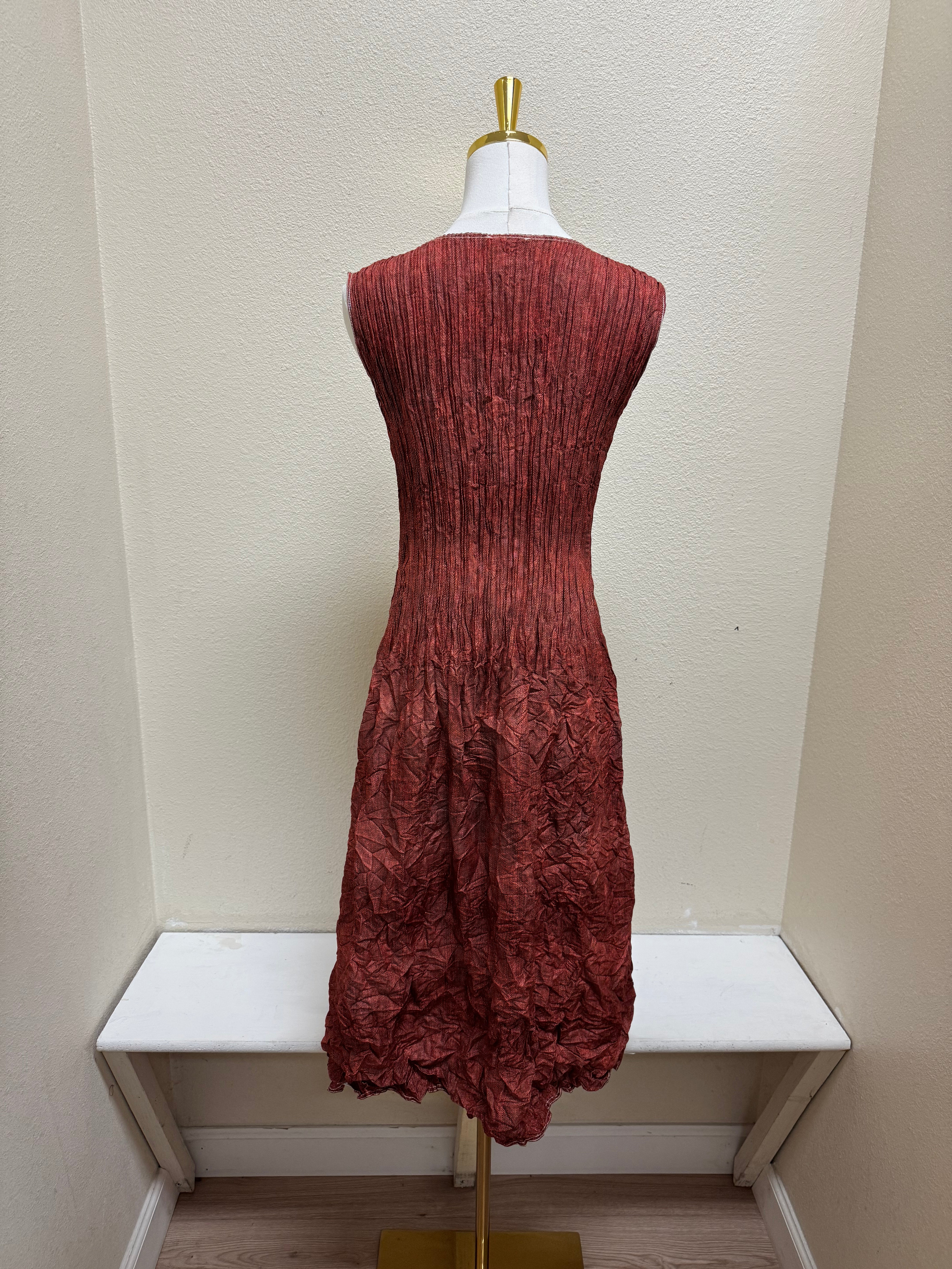 Alquema Smash Pocket Dress - TANGERINE DENIM