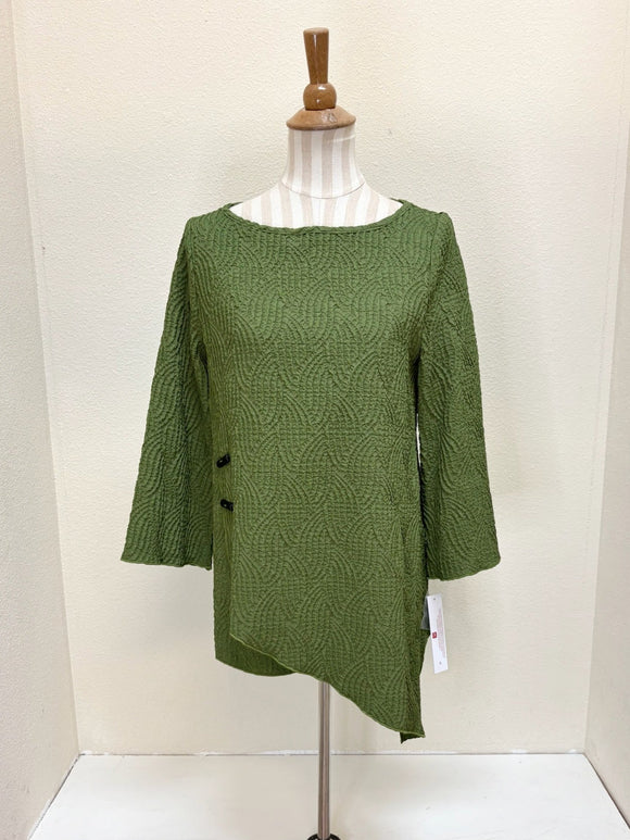 IC COLLECTION Top - 7361T - OLIVE