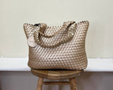 Ilse Jacobsen Reversible Tote -  PLATIN/SILVER