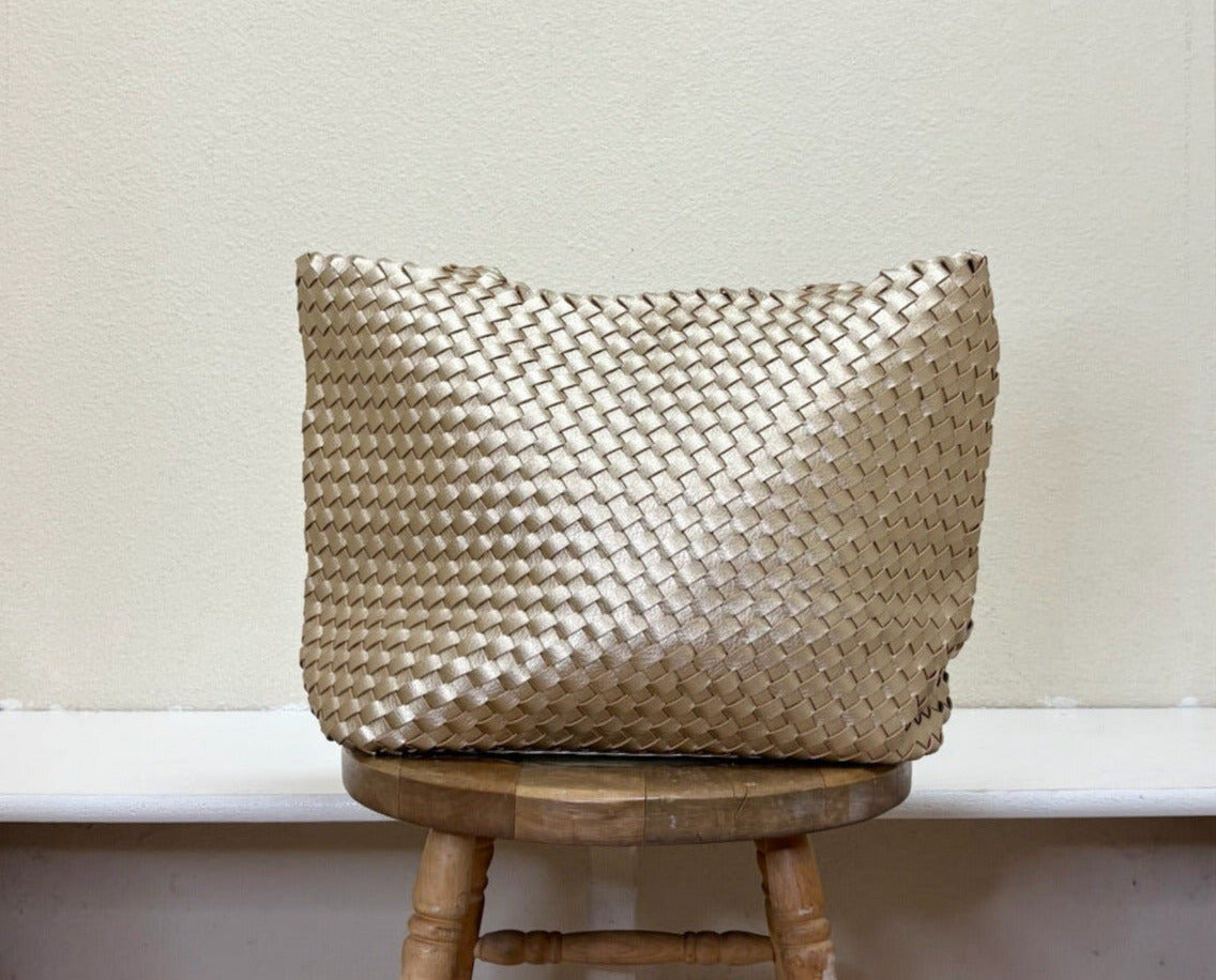 Ilse Jacobsen Reversible Tote -  PLATIN/SILVER