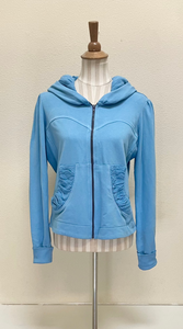 Color Me Cotton CMC Alana Hoodie Jacket - BLUET