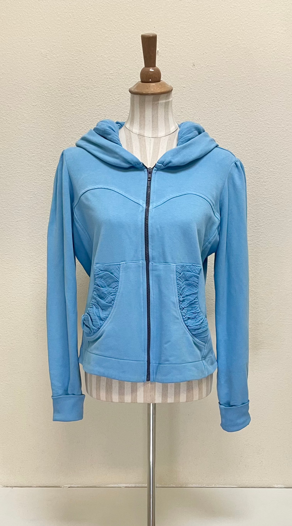 Color Me Cotton CMC Alana Hoodie Jacket - BLUET