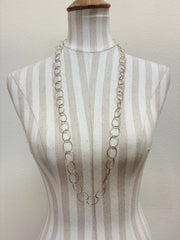 MANJUSHA Large Gold Cable Necklace