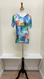 Ethyl Burnout S/S Top - H2505E - Print D