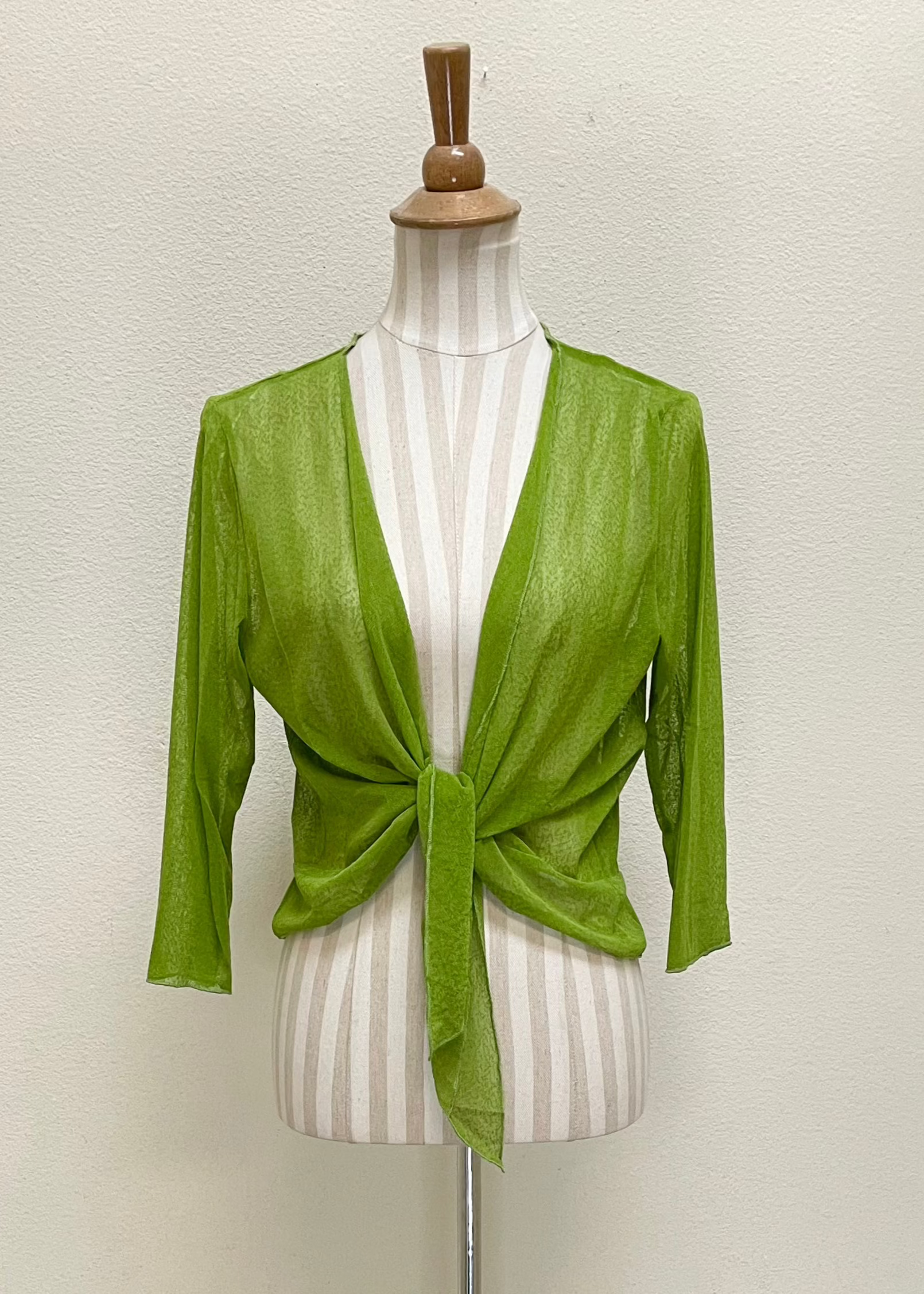 Creation by Lady Liberty Mesh Cardigan Bolero - A513 - GREEN