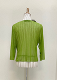 Creation by Lady Liberty Mesh Cardigan Bolero - A513 - GREEN