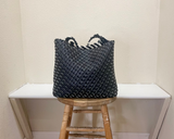 Ilse Jacobsen Reversible Tote - WHITE SUGAR/BLACK