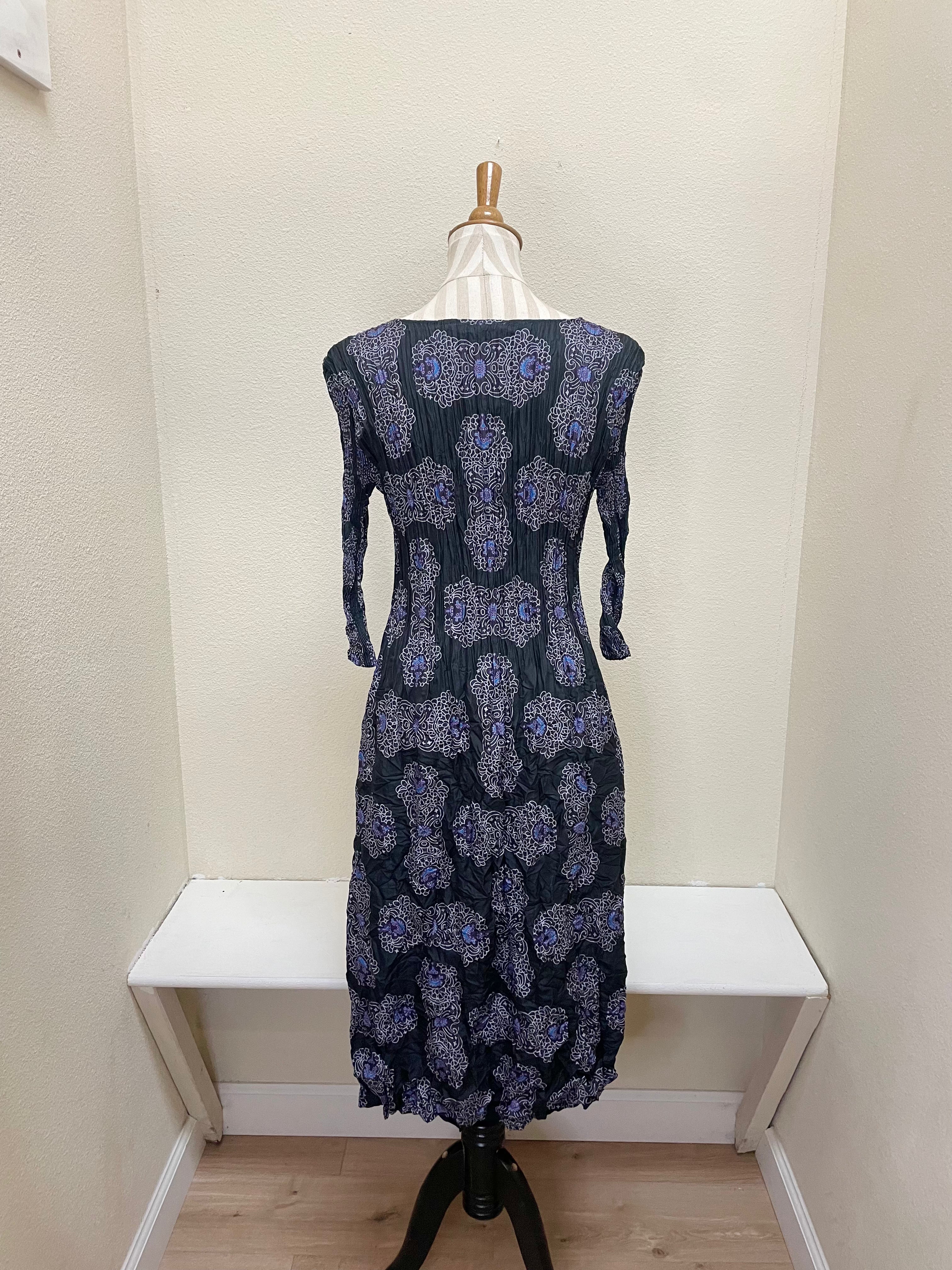 Alquema 3/4 Sleeve Smash Pocket  Dress - COSMO STAR