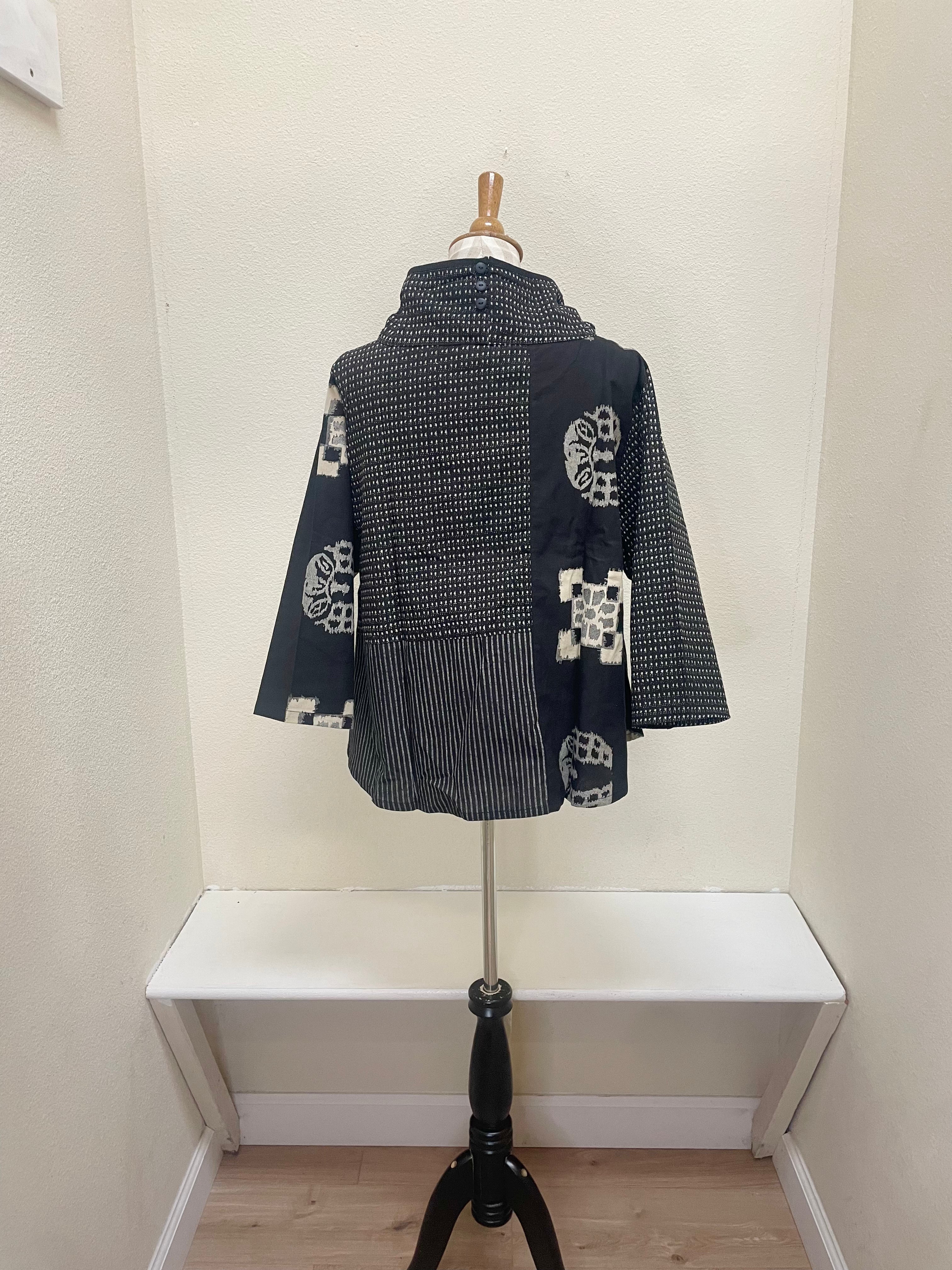 MAO MAM by Pure Fit Cowl Neck Pullover - 8757-BK