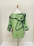 Yasuko Essential Blouse - Lily-176 - Lime