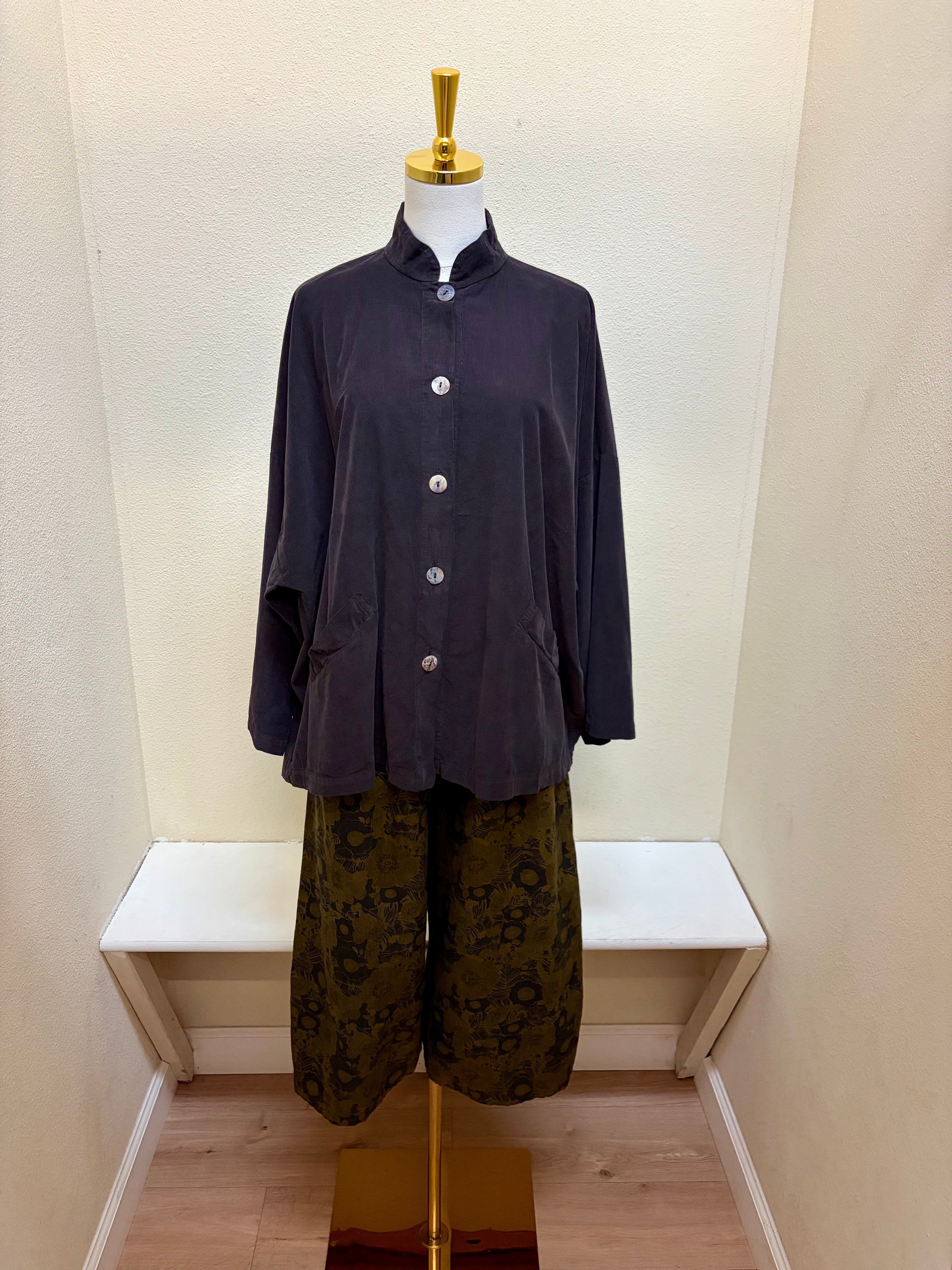 Bryn Walker DANUTA COTTON CORDUROY JACKET - 47903 - FIG