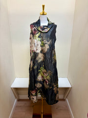 Bryn Walker HENRIETTA FIORE SCURO MEMORY CRUNCH TAFFETA DRESS - 80666 - FIORE