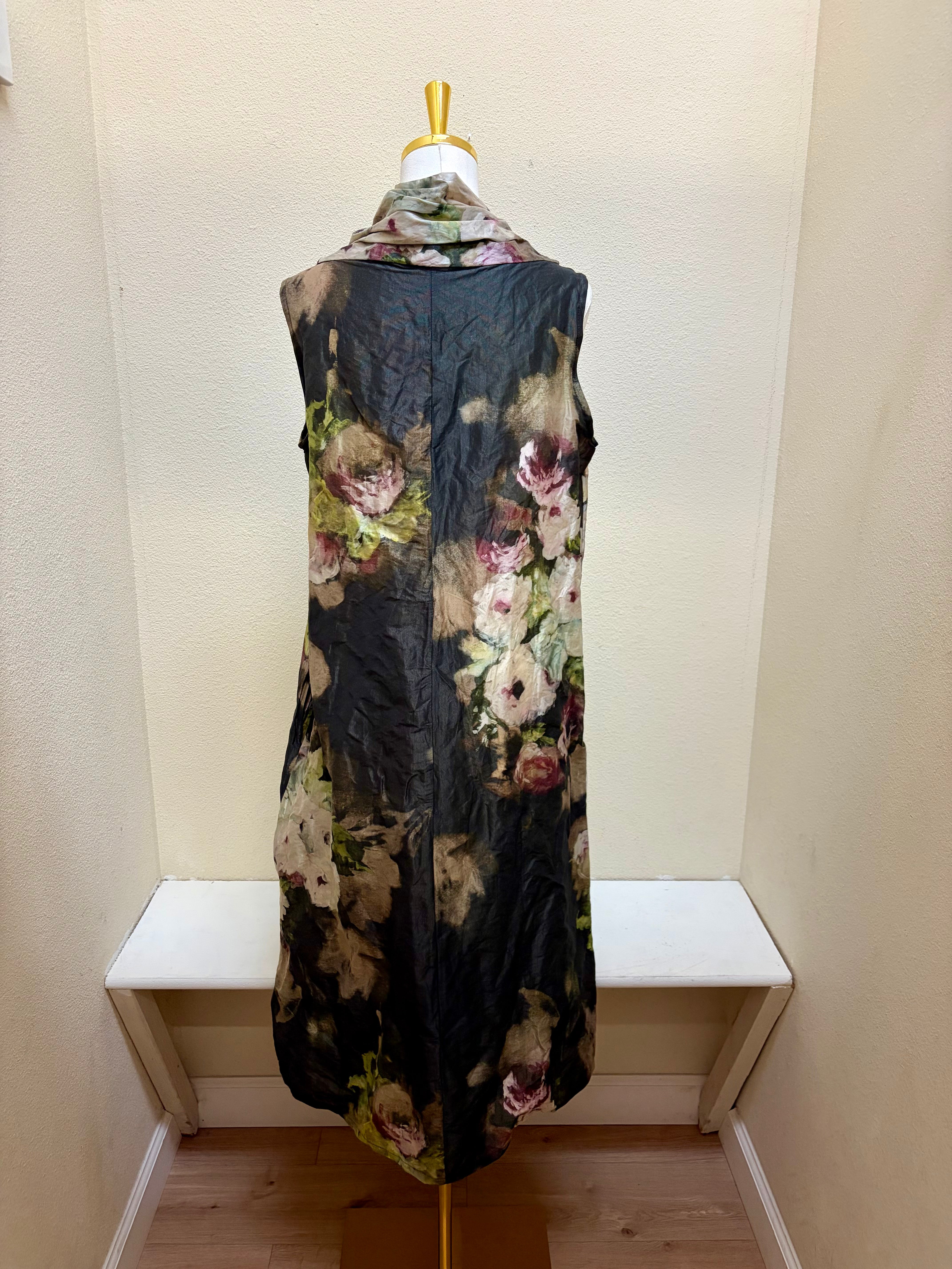 Bryn Walker HENRIETTA FIORE SCURO MEMORY CRUNCH TAFFETA DRESS - 80666 - FIORE