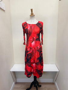 Alquema 3/4 Sleeve Smash Pocket  Dress - FLAMMING MOON