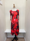 Alquema 3/4 Sleeve Smash Pocket  Dress - FLAMMING MOON