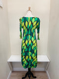 Alquema 3/4 Sleeve Smash Pocket  Dress - JUNGLE