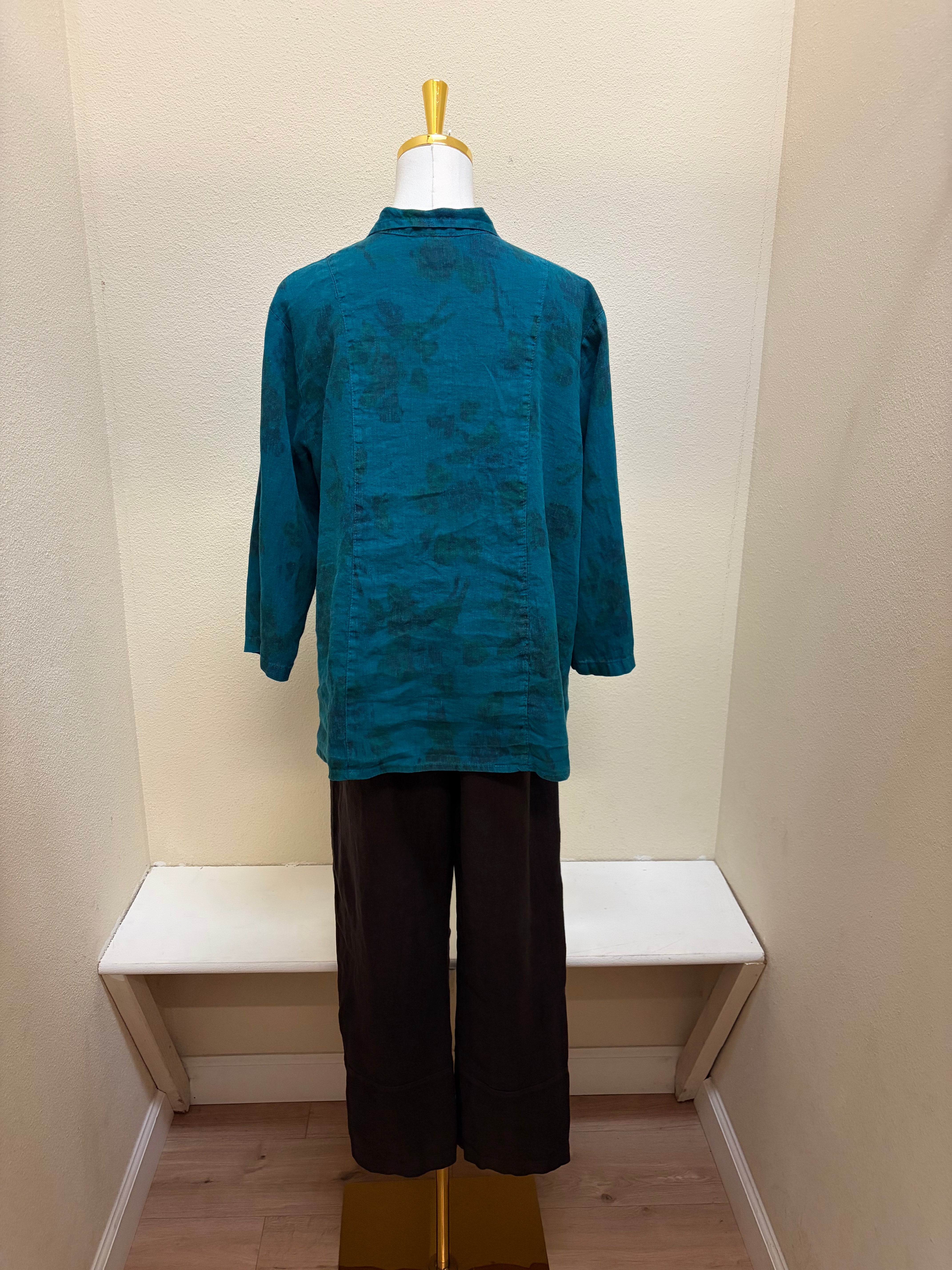 Color Me Cotton CMC Ankle Pant w/ Multi Seams & Pockets - 8901 - DARK CHOCOLATE