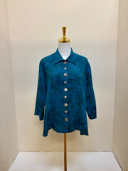 Color Me Cotton CMC Princess Seam Shirt - IK-8345 - CARRIBEAN