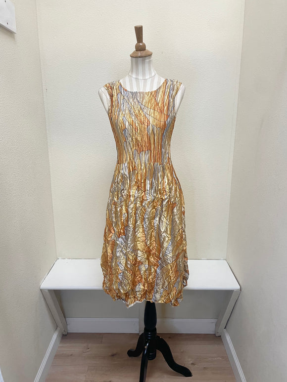 Alquema Smash Pocket Dress - Glossy- GOLDEN FEATHER