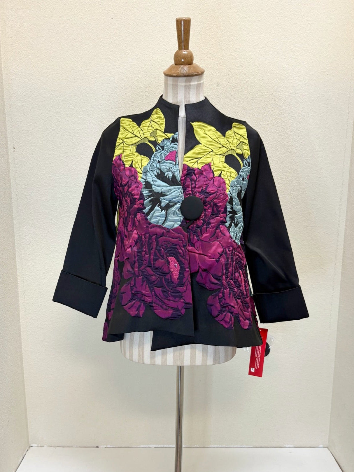 IC COLLECTION Jacket - 7398J - BLACK
