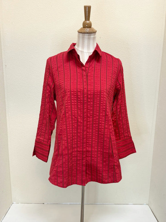 Habitat Hidden Placket Shirt - 15119 - RUBY