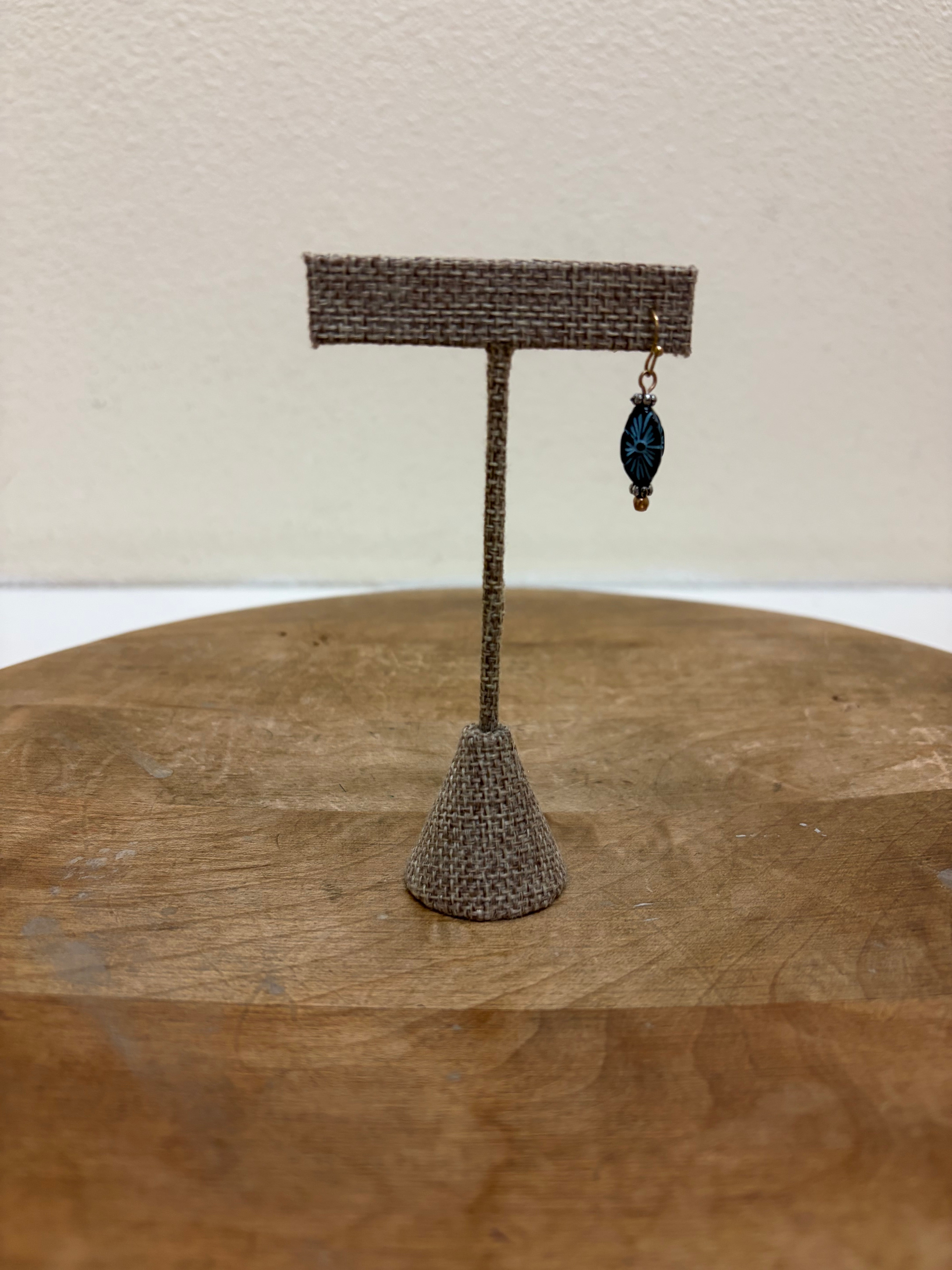 RAIN Gold Patina Filigree Drop Bead Earrings - N2959P