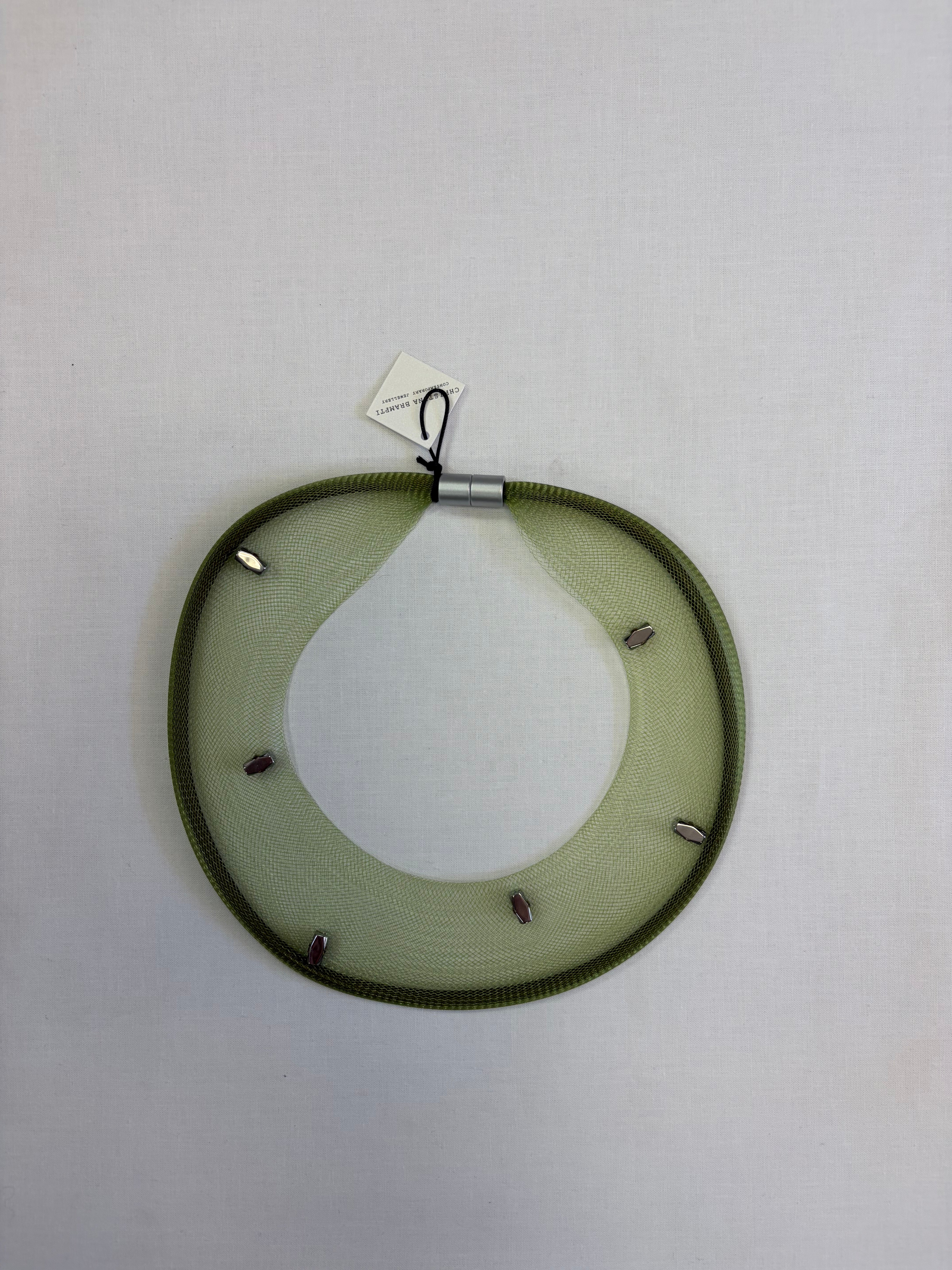 CHRISTINA BRAMPTI NECKLACE - CB-MESH - 2460 - GREEN