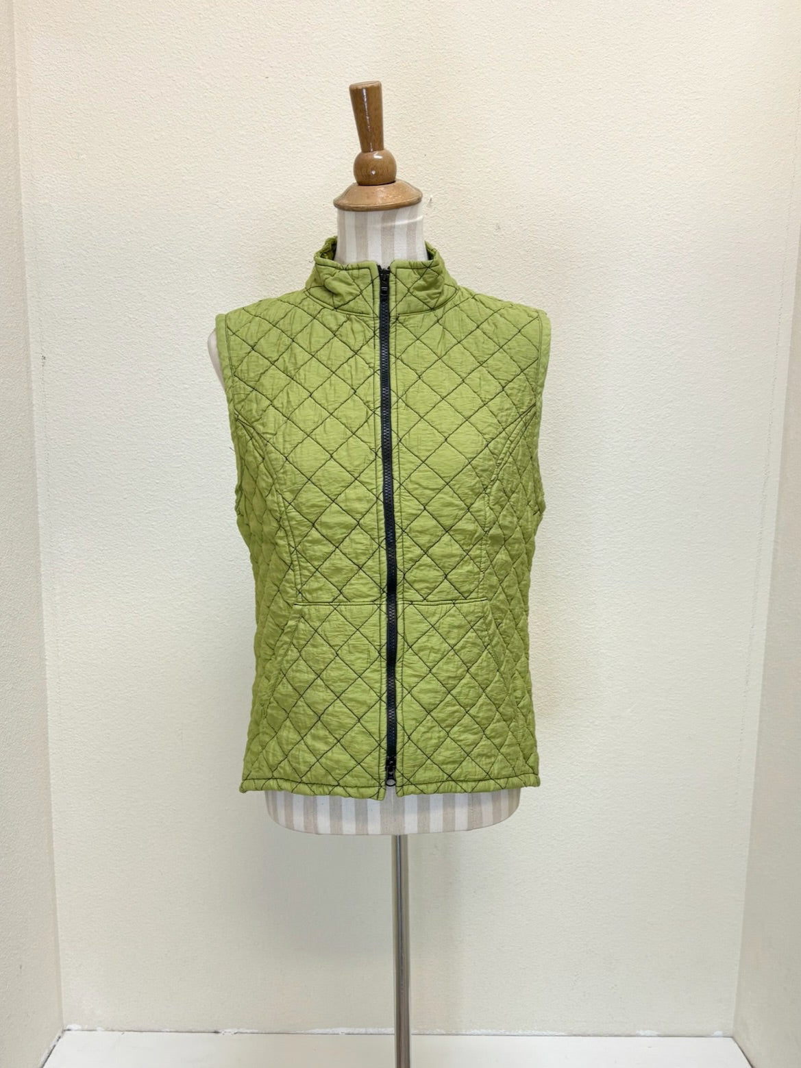 CUT LOOSE Quilted Parachute Zip Front Vest - 6595655