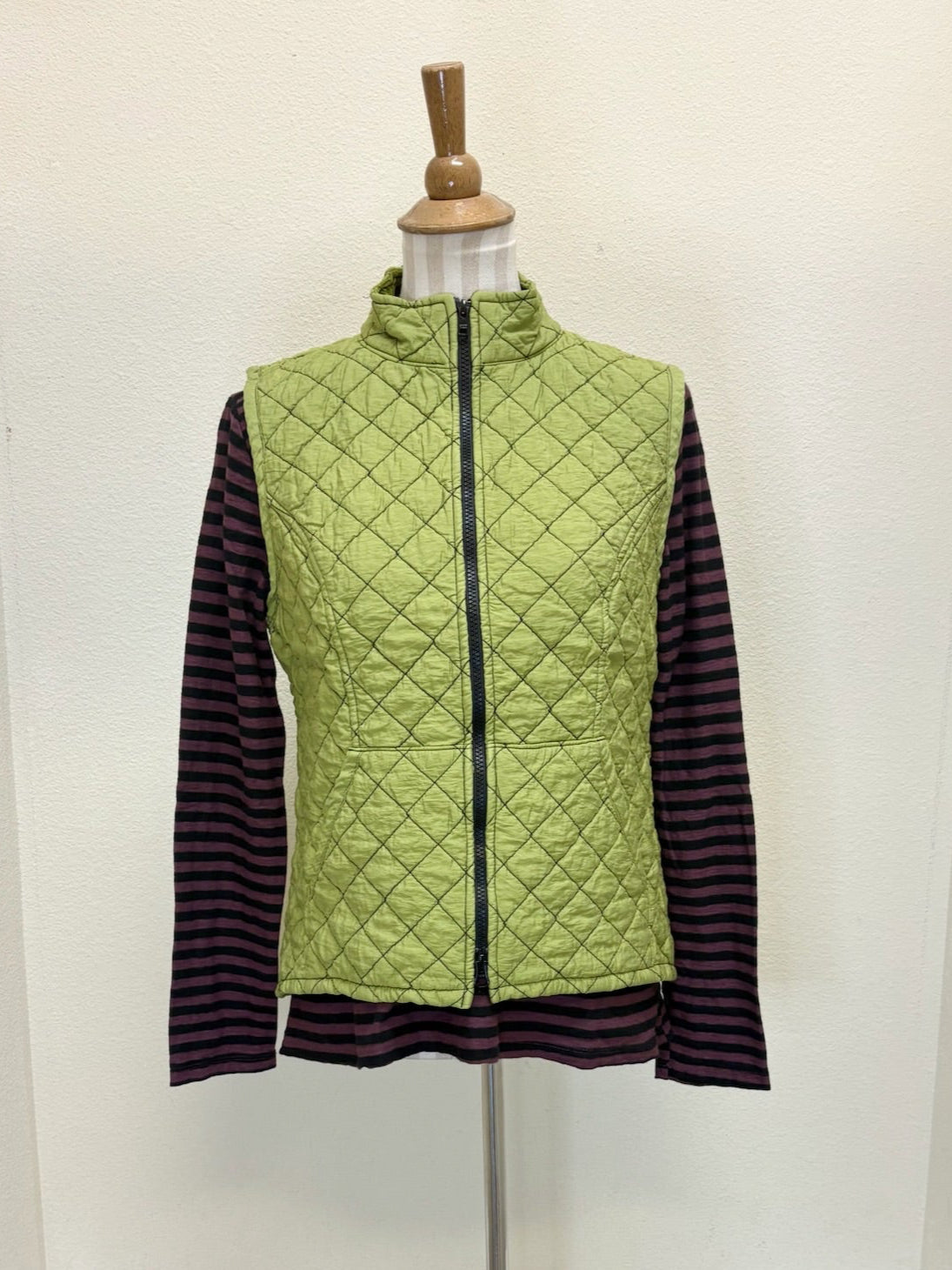 CUT LOOSE - Quilted Parachute Zip Vest - 6595655