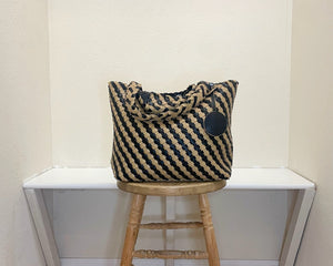 Ilse Jacobsen Reversible Tote -  INCENSE/BLACK