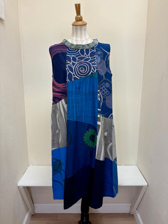Yaza Kasur Dress - BLUE