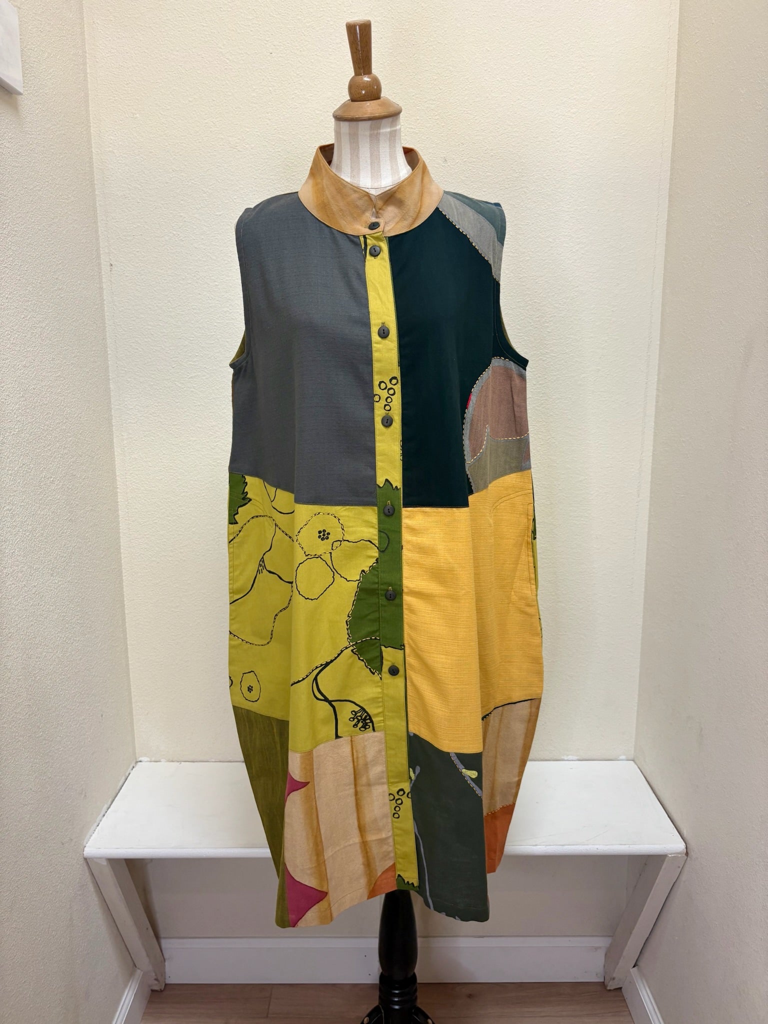 Yaza Kasur Vest - MUSTARD