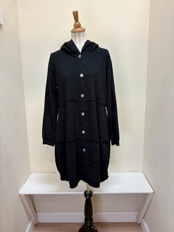 Fenini Dot Hoodie - C46622SBLK