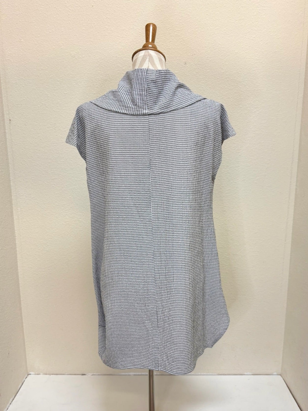 Moonlight Mixed Media Cowl Neck Tunic - 3221