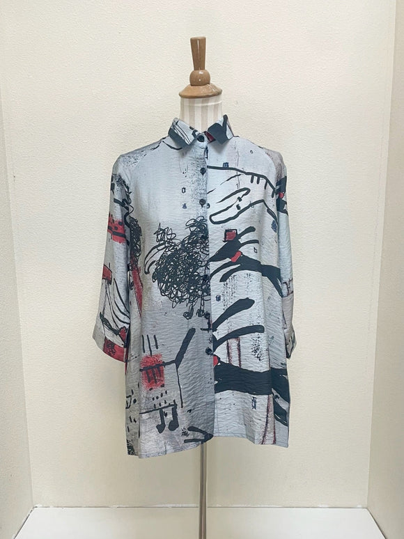 3 Potato Collar Button Down - C2127