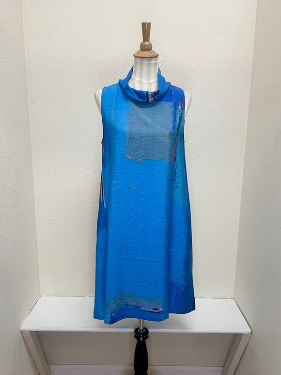 3 Potato Dress - 7102 - BLUEA