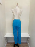 Slimsation ANKLE Women's Pull On Solid Fine Line Twill Pant With Real Pockets (M30719PM) - CRNFLR