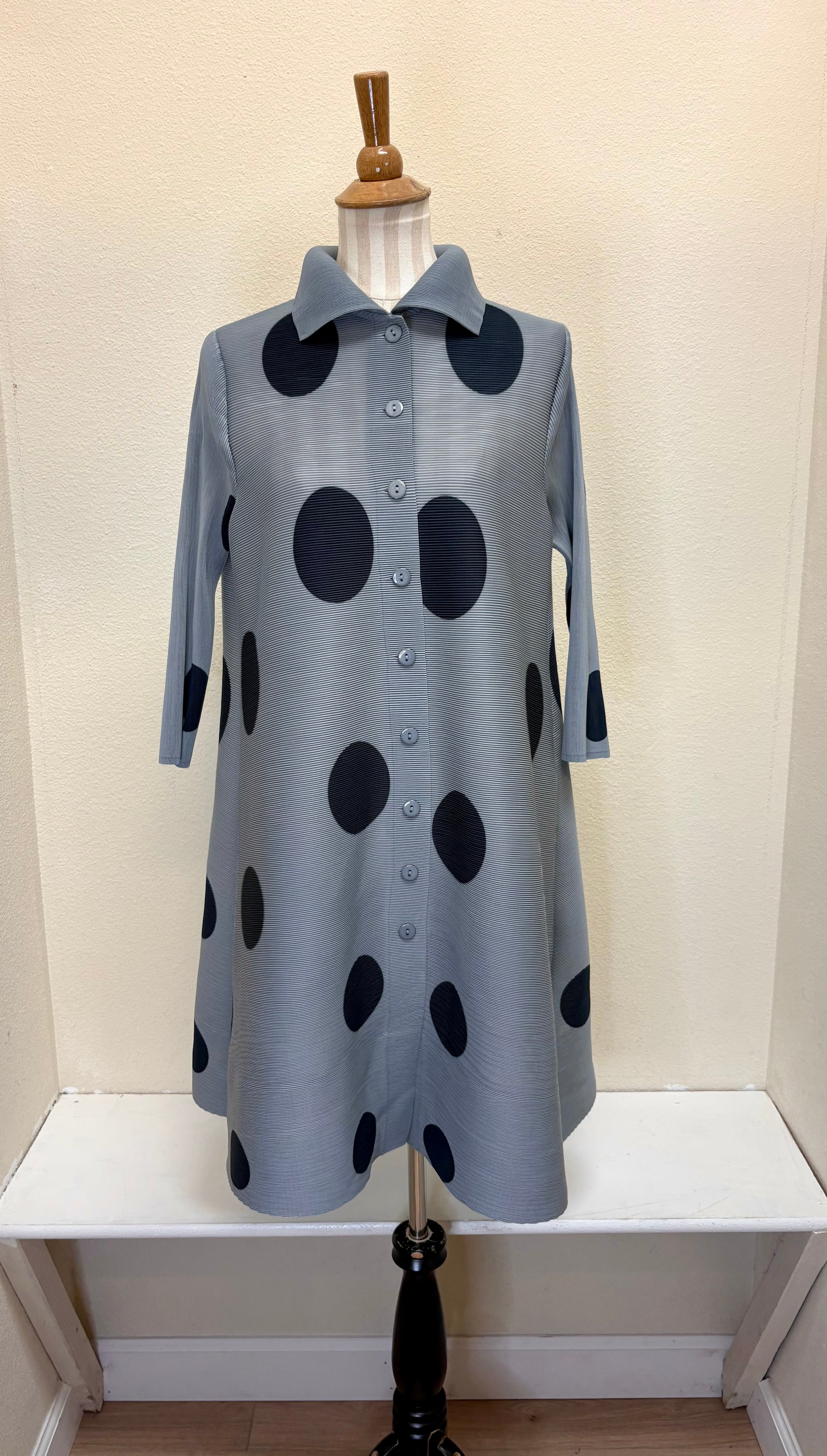 Vanite Couture Dress - 81819 - GREY/BLACK