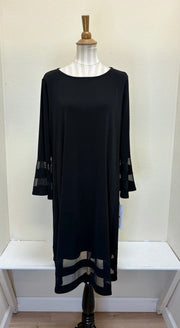 IC COLLECTION Dress- 4895D- BLACK