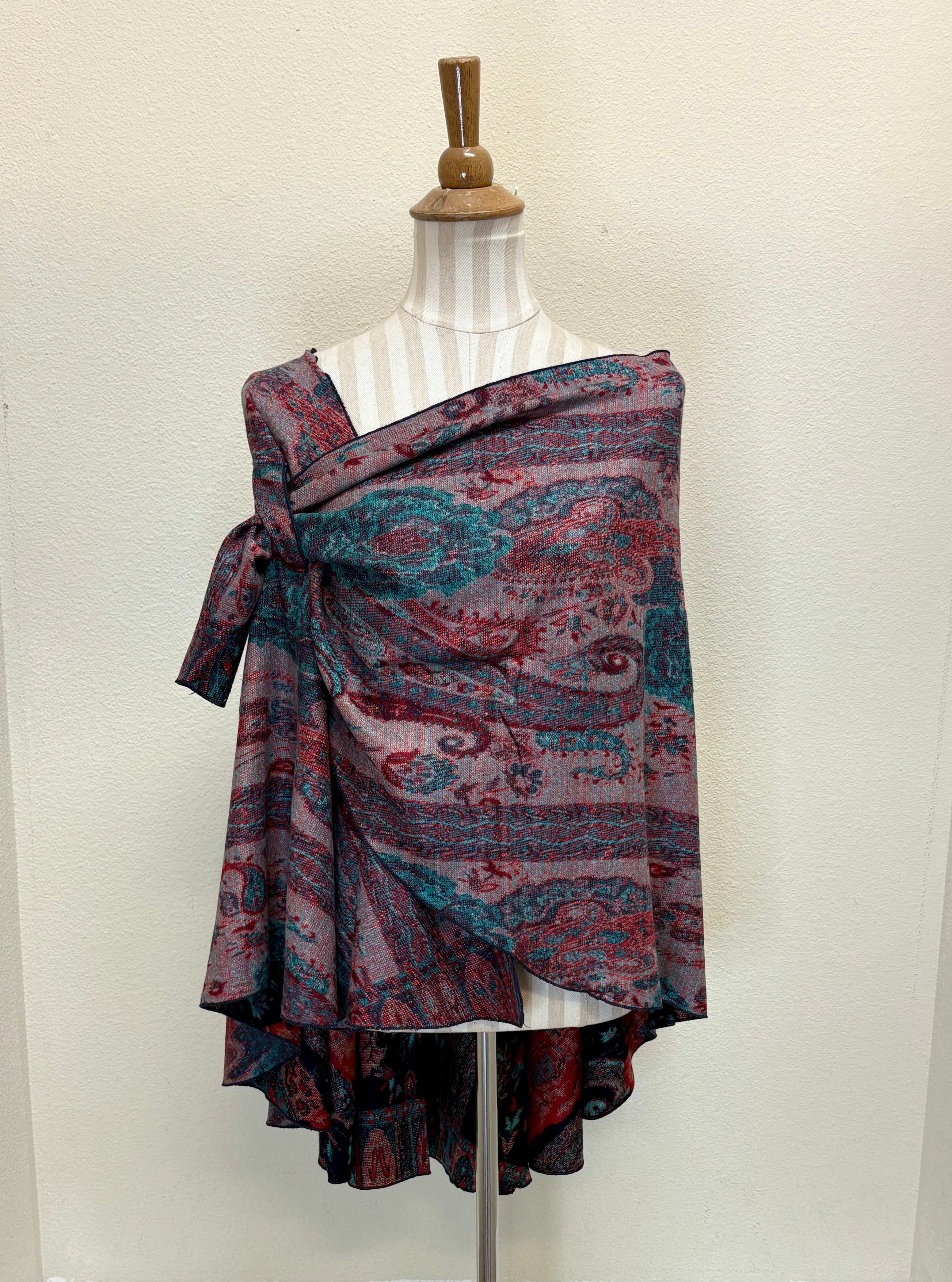 Rapti Cashmere Buckle Shawl - PRINT 74