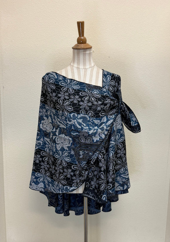 Rapti Cashmere Buckle Shawl - PRINT 68