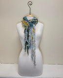 Monkey Mango Fringe Scarf - PRINT 17