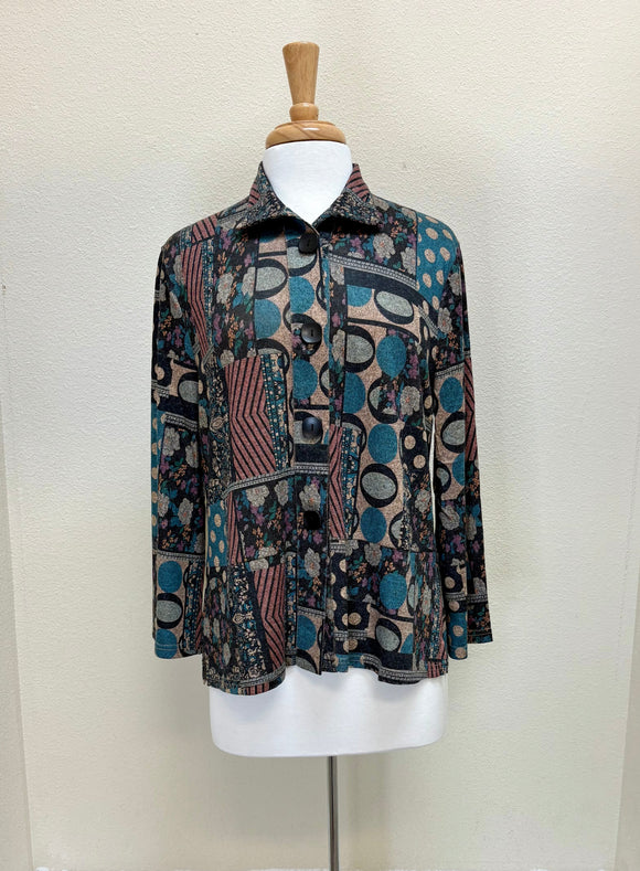 Shana Knit Short Shirt - 25844 - MULTI