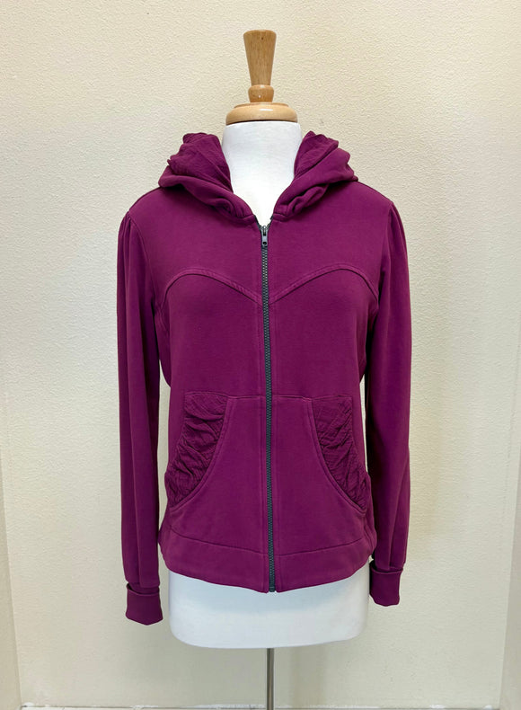 Color Me Cotton CMC Alana Hoodie Jacket - RAZZLEBERRY