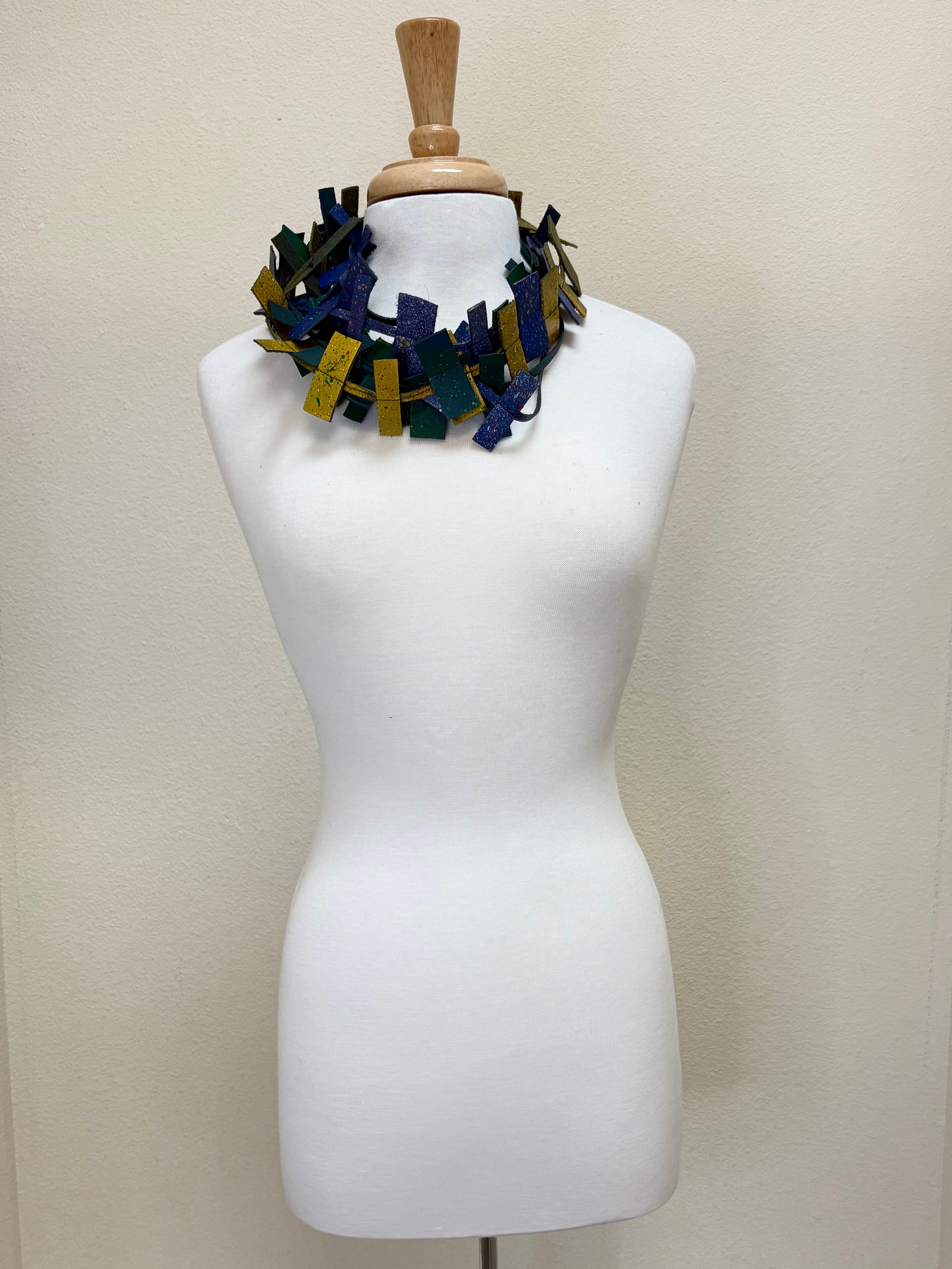 JIANHUI LONDON Multicolor Rectangle Block Necklace