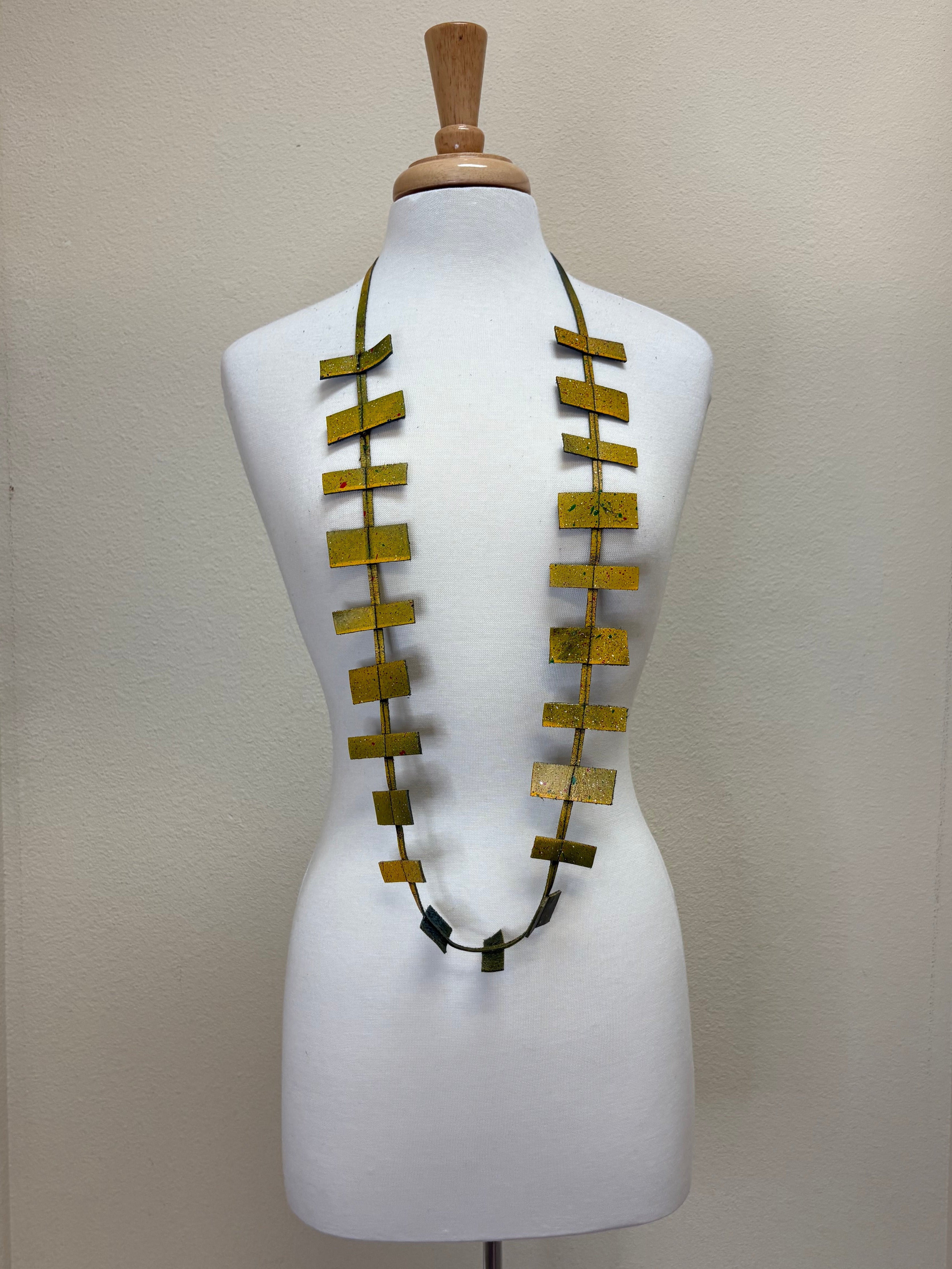 JIANHUI LONDON Multicolor Rectangle Block Necklace