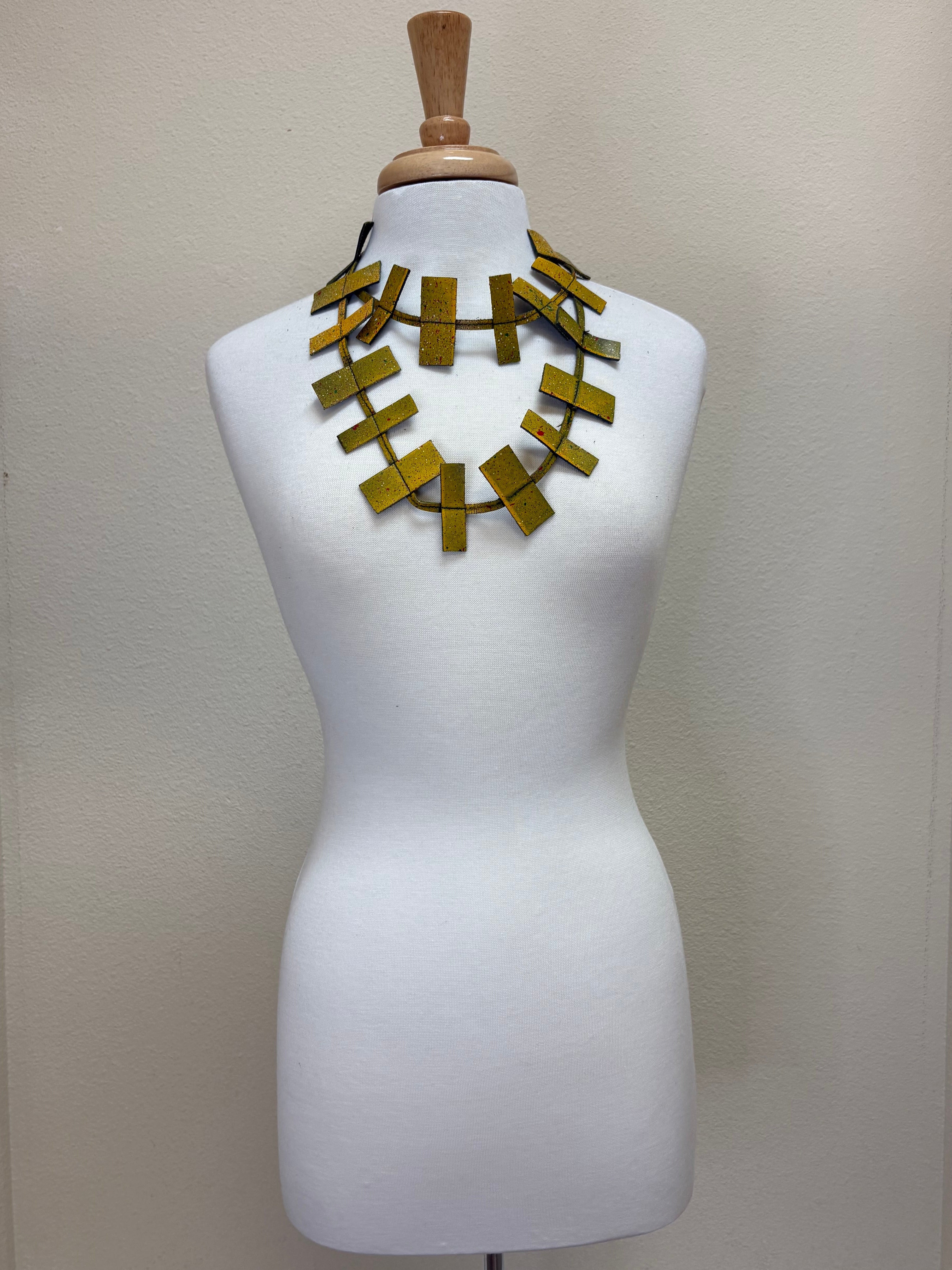 JIANHUI LONDON Multicolor Rectangle Block Necklace